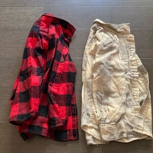 2 Pack Flannels 5T🍁🧸